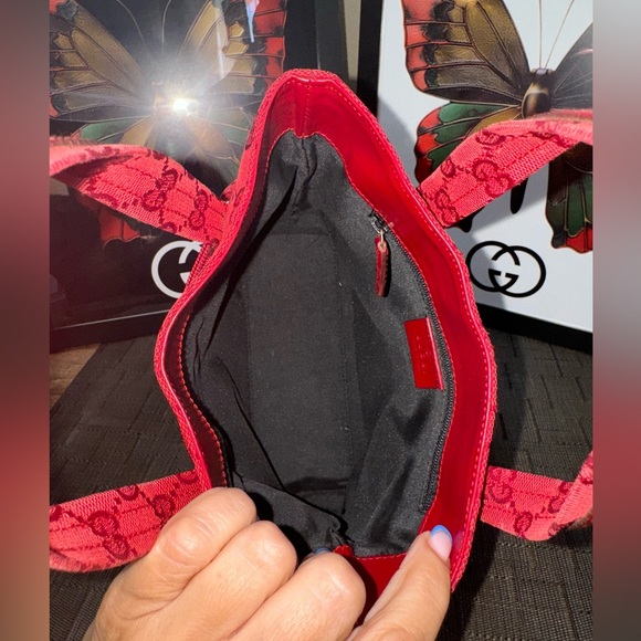 EUC Gucci Very RARE GG Canvas MINI Tote! Soooo Cute!!! - Picture 8 of 14